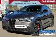 Alfa Romeo Stelvio Veloce Q4 AT 2.0 280 KM|Asystent kierowcy+|Grafit/Czarna skóra|2022