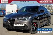 Alfa Romeo Stelvio Veloce Q4 AT 2.0 280 KM|Grafitowy vesuvio|Czerwona skóra|2022