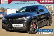 Alfa Romeo Stelvio Veloce Q4 AT 2.0 280 KM|Pakiet Premium|Czarny/Czarna skóra|2022