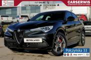 Alfa Romeo Stelvio TI Q4 AT 2.0 280 KM|Vulcano Black|Brązowa skóra|MY22