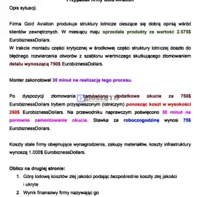 Case study - Przypadek Gold Aviation