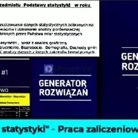 Podstawy statystyki - Praca zaliczeniowa Excel 