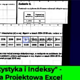 Statystyka i Indeksy - Praca zaliczeniowa Excel