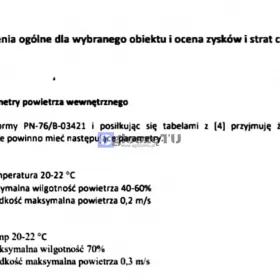 Ocena zysków i strat projektu ogrzewania domu"