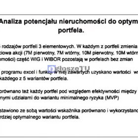 Analiza potencjału nieruchomości do portfela