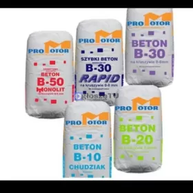 Beton B20,B25,B30,B50 w workach- jak z Betoniarnii