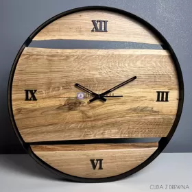 Drewniany zegar na ścianę | CUDA Z DREWNA