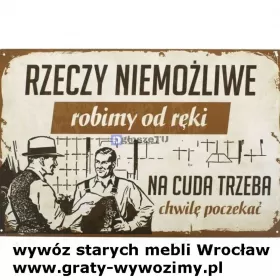 wywóz,utylizacja starych mebli Wrocław