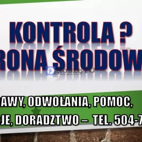 Kontrola ochrona środowiska w firmie, pomoc.