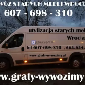 utylizacja,opróżnianie mieszkań Wrocław,wywózMEBLI