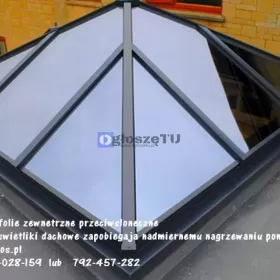Folie przeciwsłoneczne na świetliki dachowe, okna 