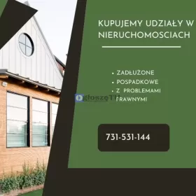 KUPUJEMY UDZIAŁY W NIERUCHOMOSCIACH