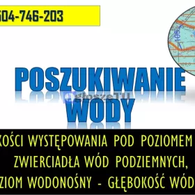Głębokość do pierwszego zwierciadła wód, poziomu