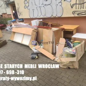 Wywóz,utylizacja starych mebli,wersalek Wrocław.