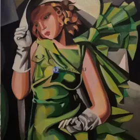 Sprzedam obraz Kobieta w kapeluszu Tamara Łempicka