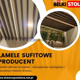 Lamele sufitowe drewnopodobne PRODUCENT