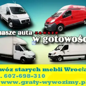 Wywóz,utylizacja starych mebli Wrocław.