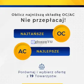 OC/AC Najtańsze ubezpieczenie