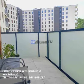 Folia na balkon Ceramiczna - Oklejamy balkony Wawa