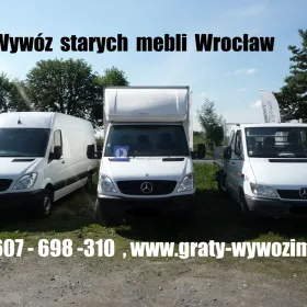 Wywóz,odbiór ,utylizacja starych mebli Wrocław.