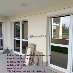 Folia przeciwsłoneczna na okna Wawa Tytan20 Xtra 