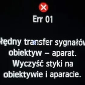 CANON 17-55 24-70 24-105mm Naprawa Err01 Poznań 