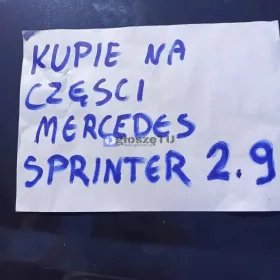 kupie silnik 2.9 mercedes sprinter do 7000 zł