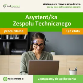Asystent/ka Zespołu Technicznego – 0,5 etatu 