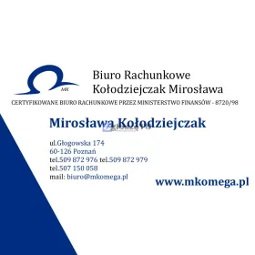 Biuro rachunkowe MK Omega - usługi księgowe