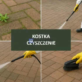 Usuwanie mchu, czyszczenie kostki, Wrocław, cennik
