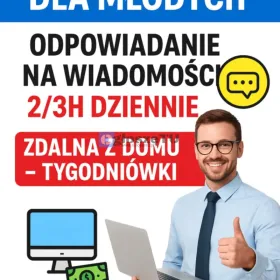 Praca ZDALNA dla MŁODYCH | Odpowiadanie na wiadomo