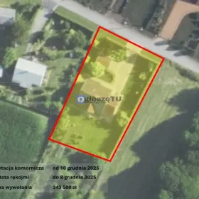 Licytacja komornicza, stan dobry, zadbany ogród