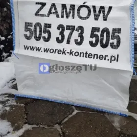 Wywóz gruzu w Big Bag 1m3 Dostawa Gratis Śląskie 