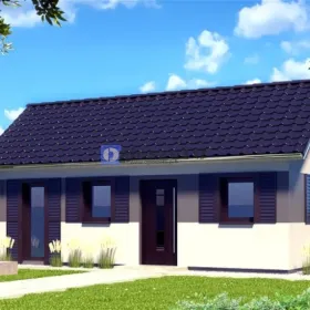 Domek drewniany całoroczny letniskowy 4,8m/7,2m 15