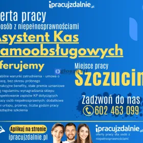 Asystent kas samoobsługowych (K, M, X) Szczucin