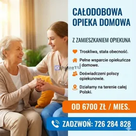 Oferujemy całodobową opiekę seniora 