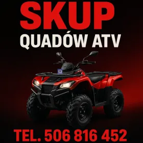 SKUP QUADÓW QUAD QUADY ATV BUGGY SSV CAŁA POLSKA
