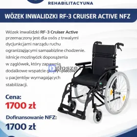 WÓZEK INWALIDZKI RF-3 CRUISER ACTIVE NFZ