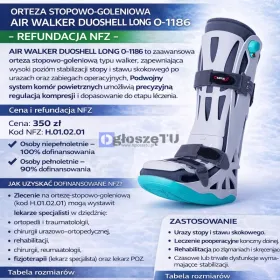 ORTEZA STOPOWO-GOLENIOWA AIR WALKER DUOSHELL LONG 