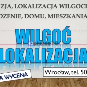 Lokalizacja i pomiar wilgoci, tel. 504-746-203, Wr